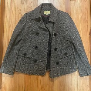 Black and white jacket